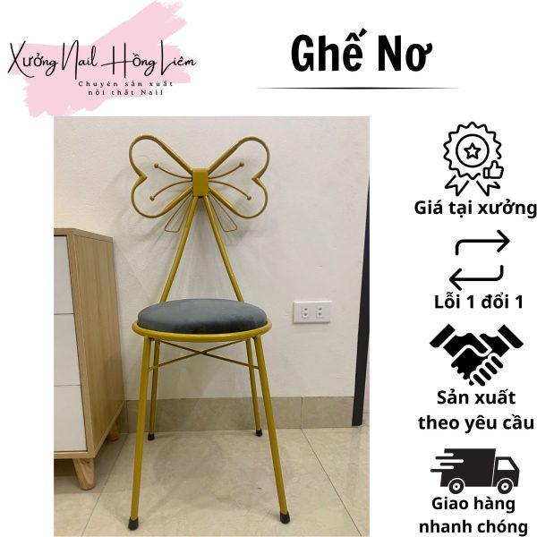 Ghế Nail Nơ