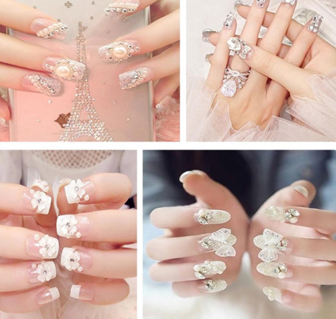 10 mẫu nail cô dâu đẹp đơn giản nhẹ nhàng hiện đại và sang chảnh