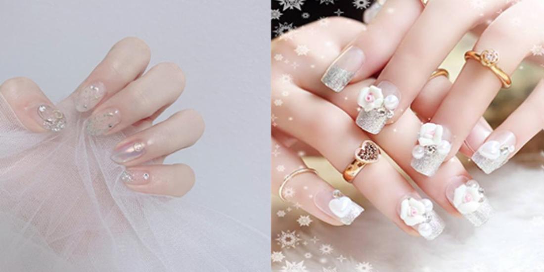 10 mẫu nail cô dâu đẹp đơn giản nhẹ nhàng hiện đại và sang chảnh