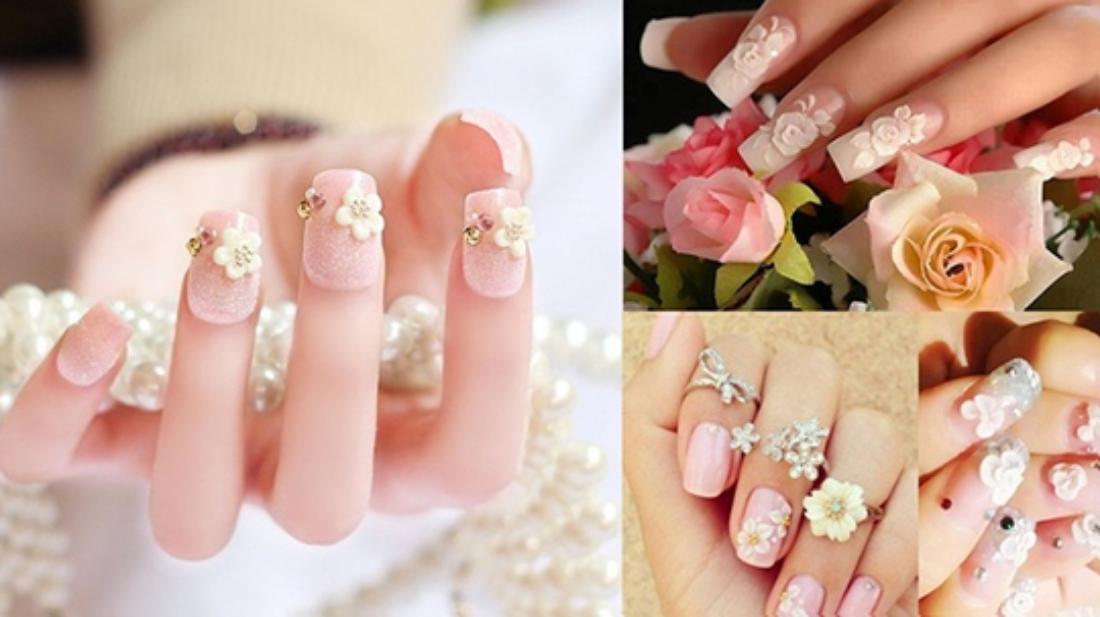 10 mẫu nail cô dâu đẹp đơn giản nhẹ nhàng hiện đại và sang chảnh