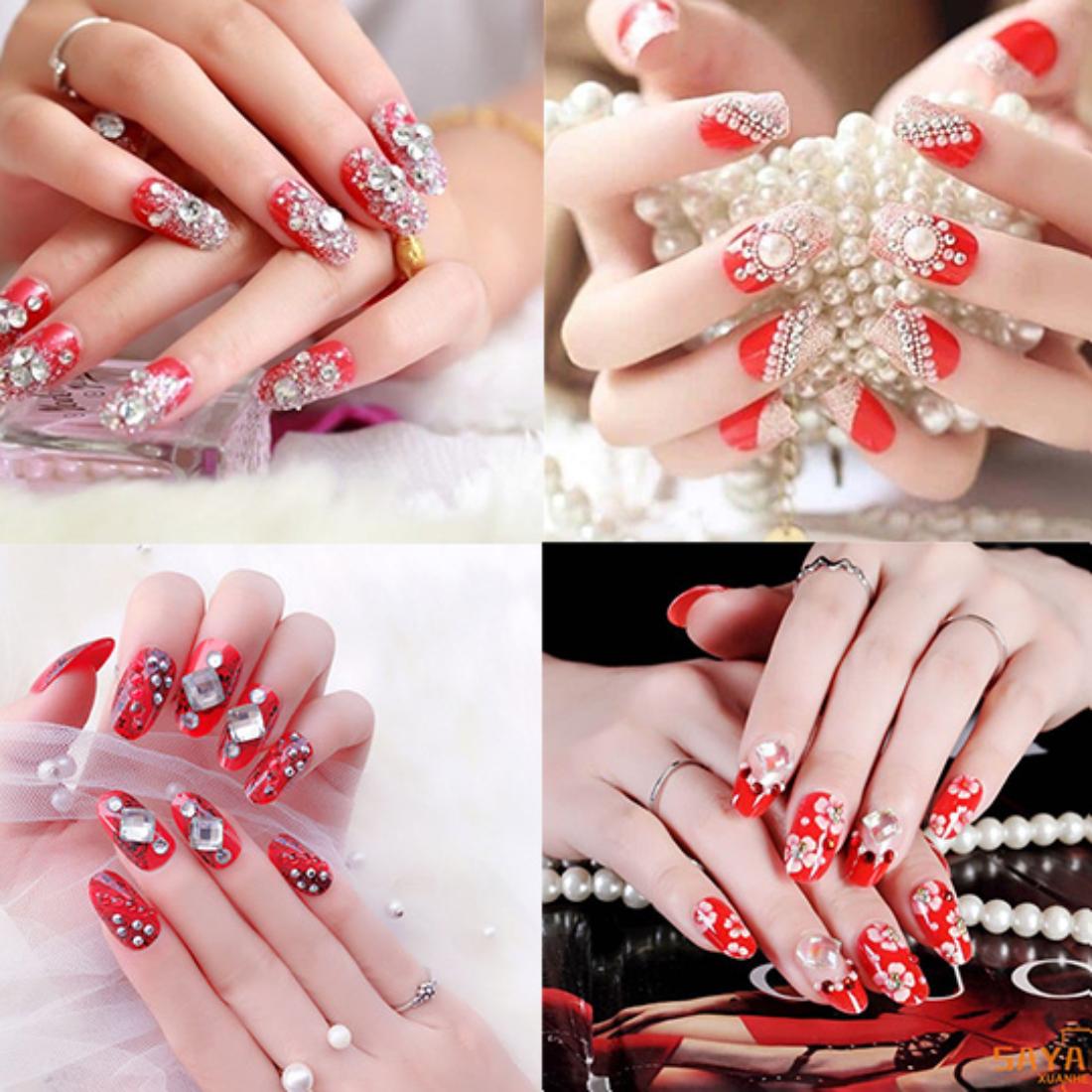 10 mẫu nail cô dâu đẹp đơn giản nhẹ nhàng hiện đại và sang chảnh