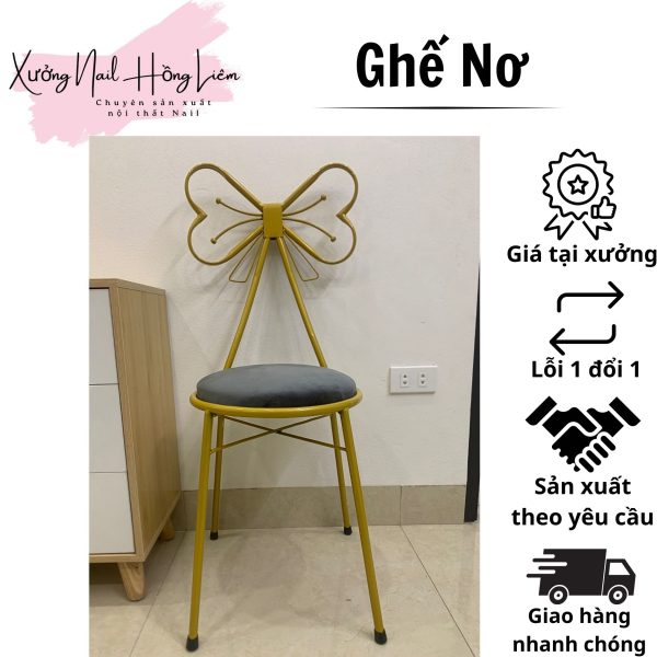 Ghế Nail Nơ