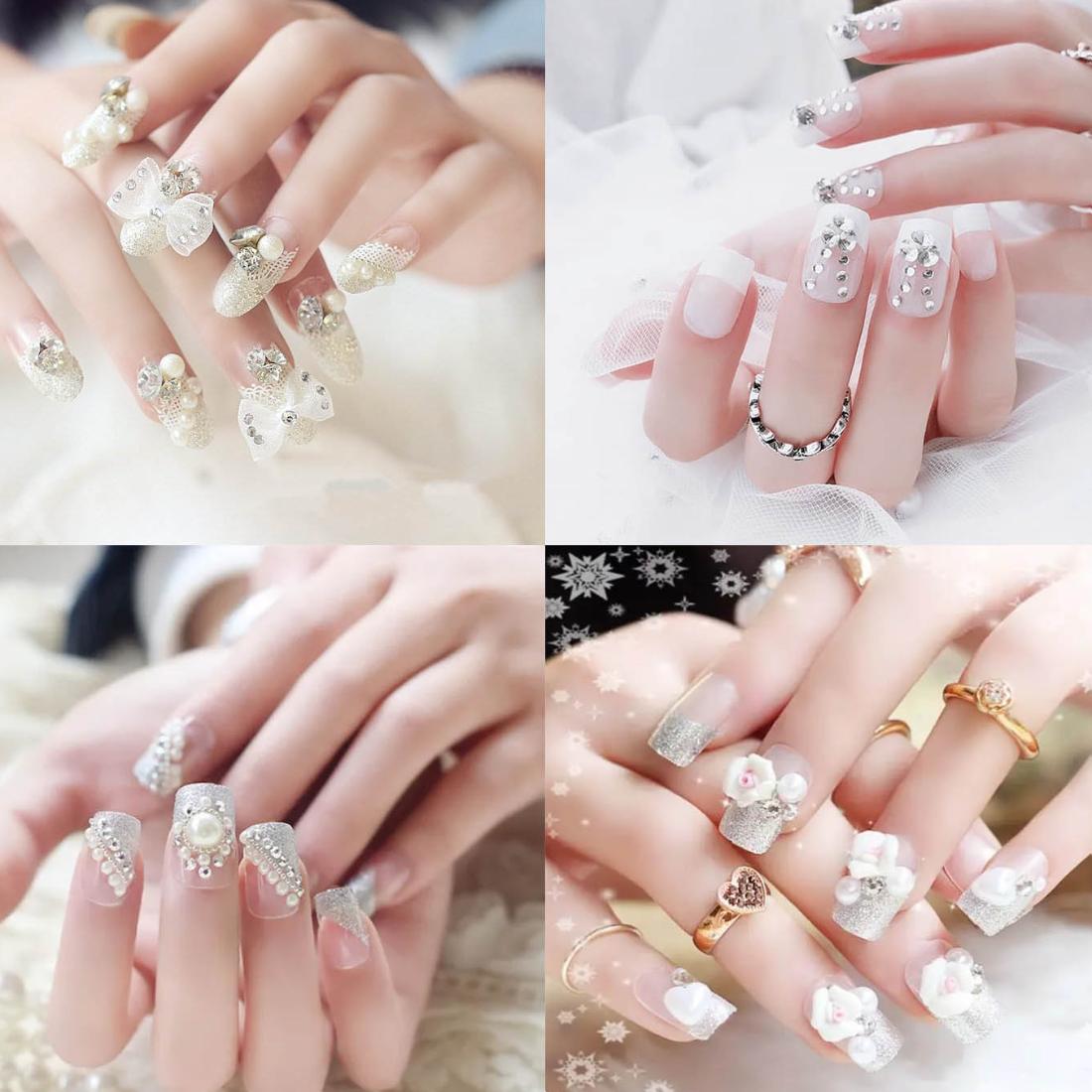 20 mẫu nail trắng đẹp thanh lịch tinh tế hot nhất hiện nay