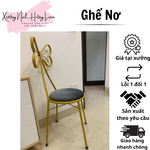 Ghế Nail Nơ