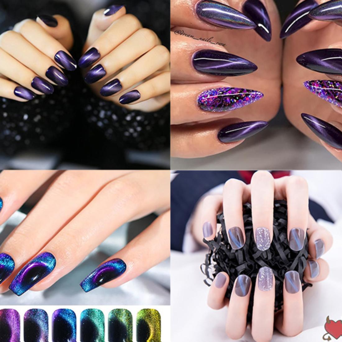 Những mẫu nail mắt mèo đẹp sang trọng kiêu sa mà vô cùng quyến rũ