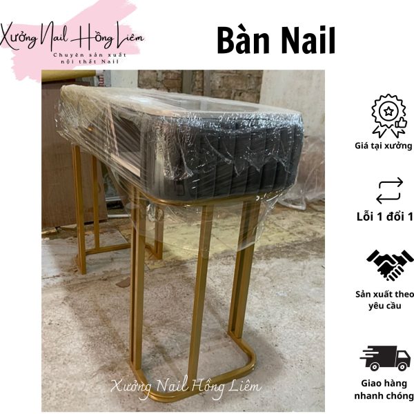 Bàn làm Nail tay VIP [Xưởng Nail Hồng Liêm] Chống nước Bền Độ bóng cao