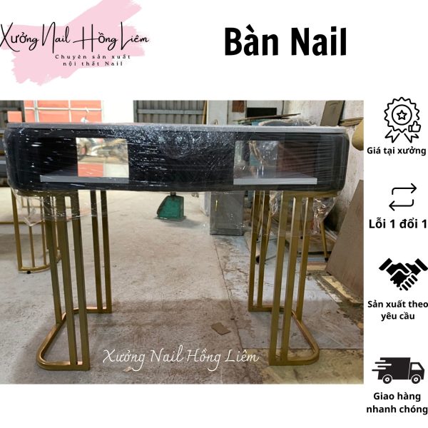 Bàn làm Nail tay VIP [Xưởng Nail Hồng Liêm] Chống nước Bền Độ bóng cao