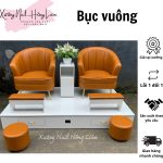 Bục Nail đôi gỗ mdf phủ melamin [Xưởng Nail Hồng Liêm] Vững chắc Ngăn kéo Đã lắp ráp